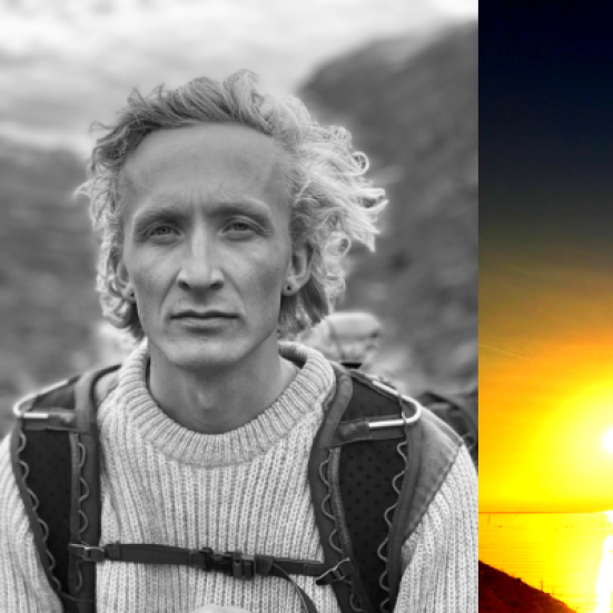 Foto af Guldkysten og forfatter Andreas Vermehren